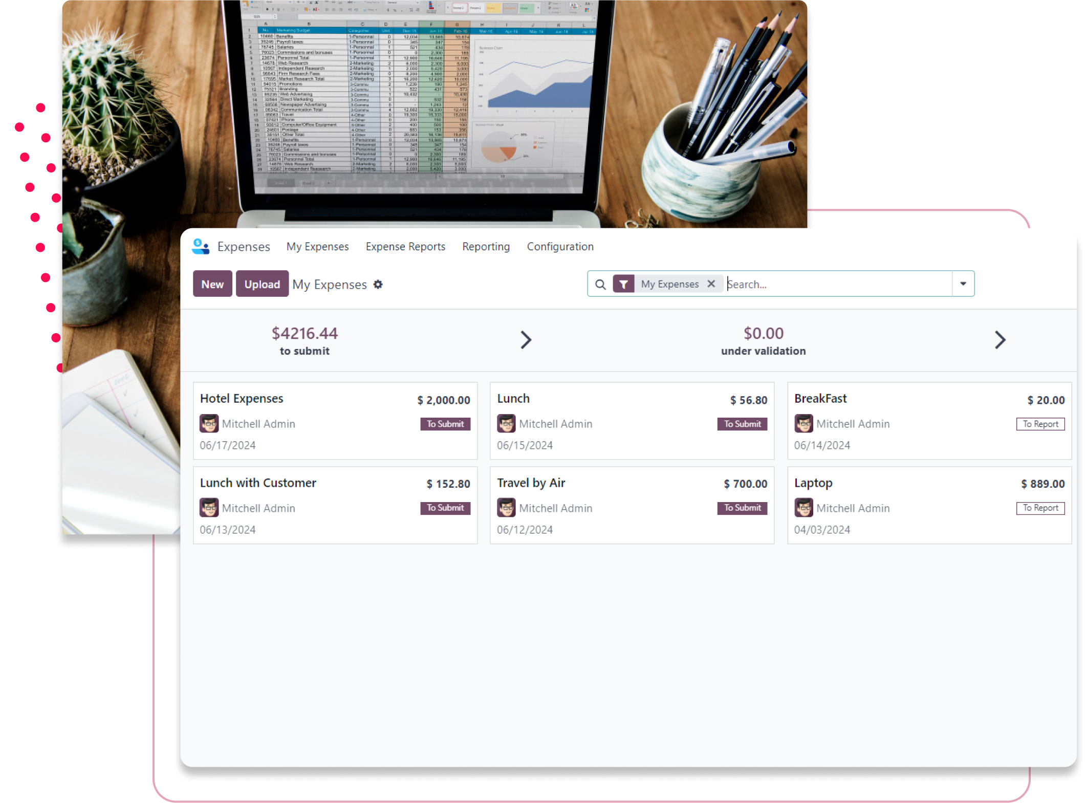 expenses management features expenses management features